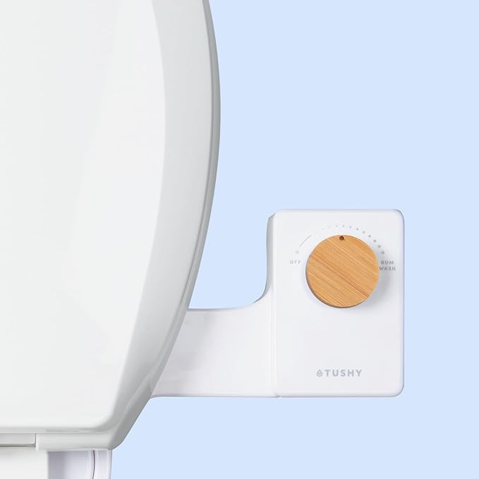 TUSHY Fresh Bidet: Ultra Slim Toilet Seat Attachment (Non-Electric Self-Cleaning Hygienic Nozzle)... | Amazon (US)