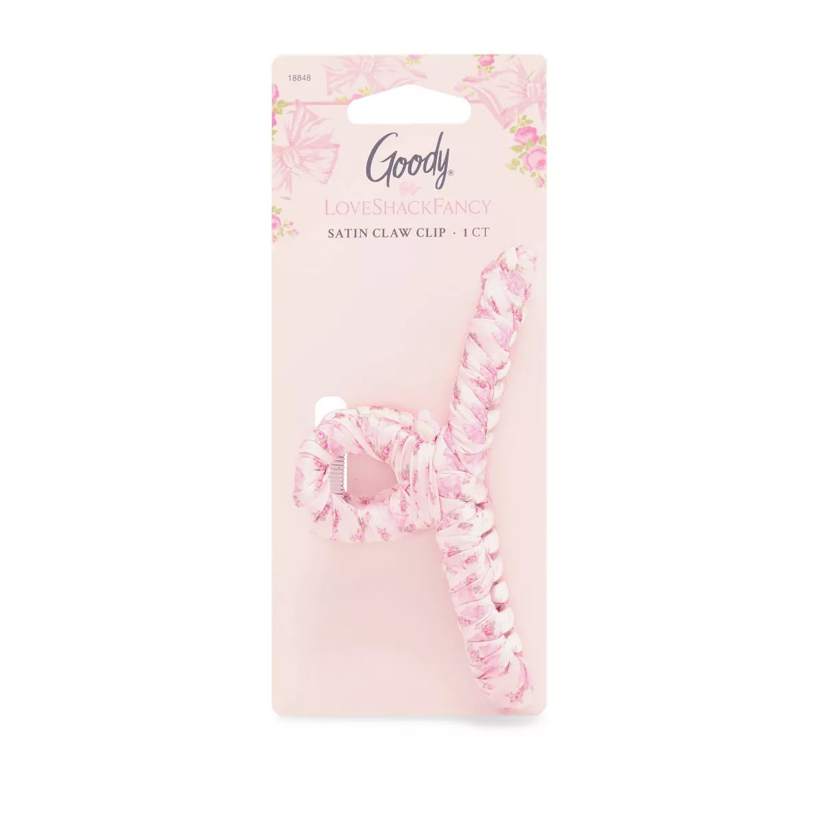 Goody x LoveShackFancy Fabric Wrap Claw Clip - Rosa Beaux | Target