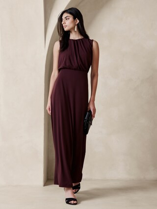 Aura Jersey Maxi Dress | Banana Republic (CA)