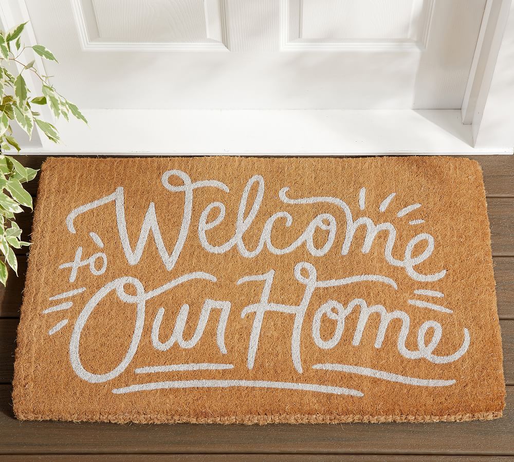 Welcome To Our Home Doormat | Pottery Barn (US)
