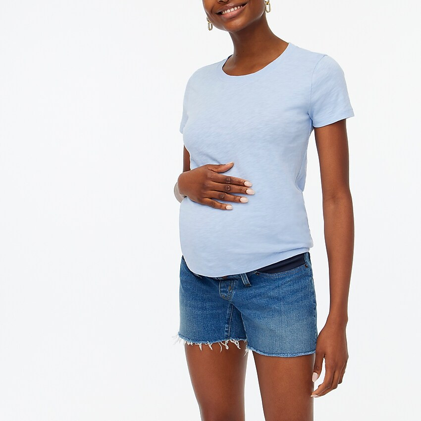 Denim maternity short | J.Crew Factory