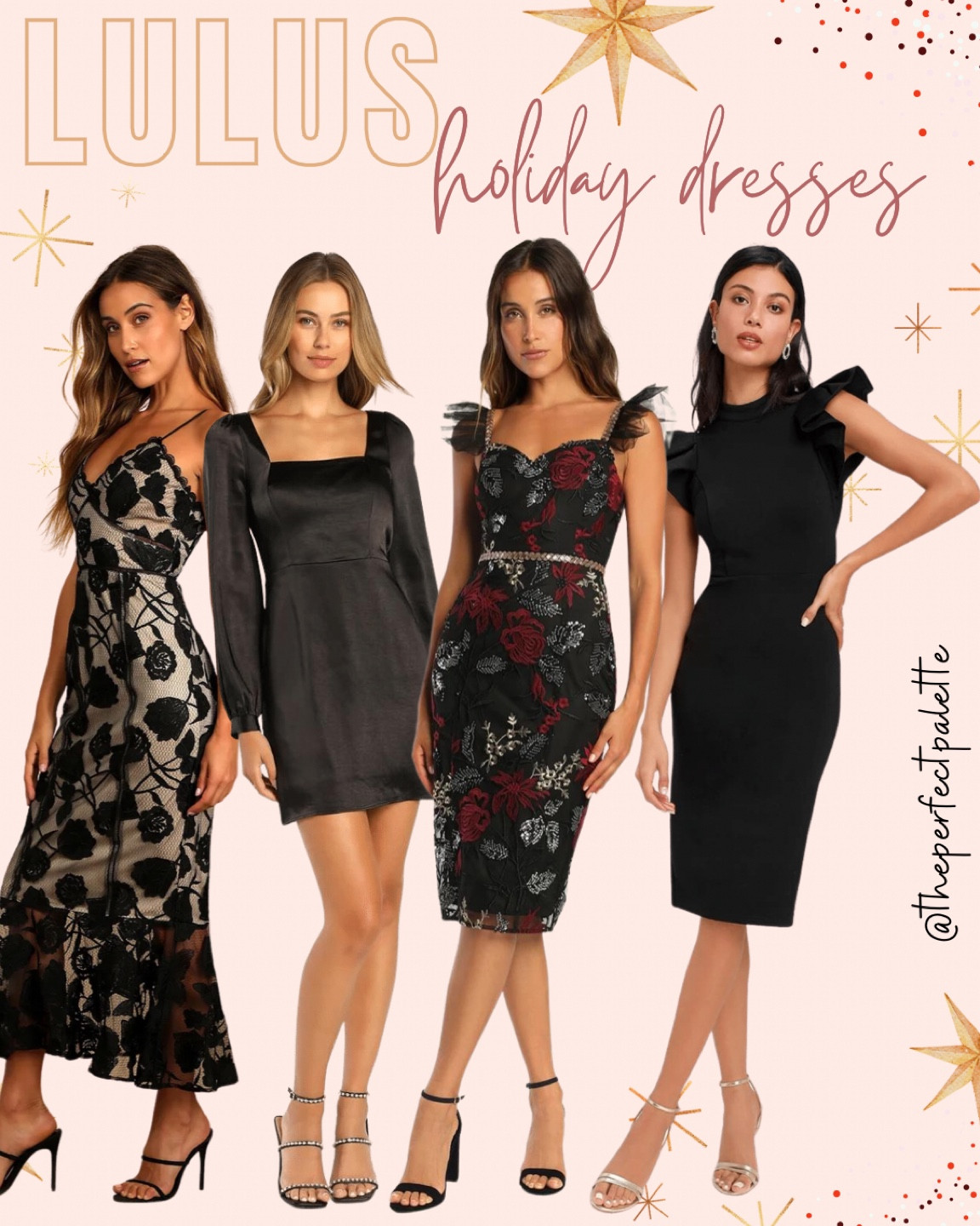 Holiday dresses from #lulus ✨ 


#dress #holidaypartydress #holidaydress #christmasdress #satindress #minidress #bridesmaids #bridesmaiddresses #weddingguestdress 

#LTKstyletip #LTKwedding #LTKU