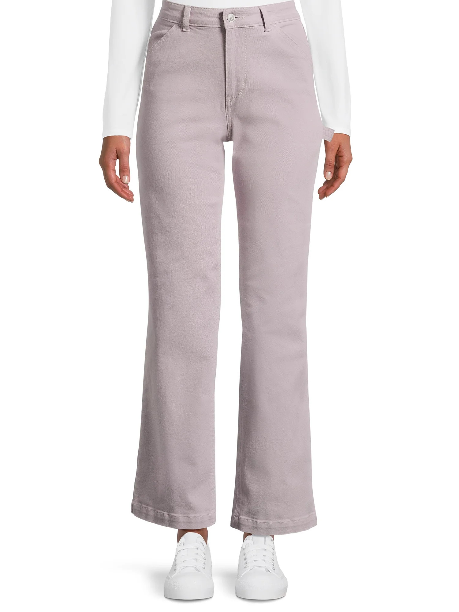 No Boundaries Juniors High Rise Carpenter Jeans, 32" Inseam, Sizes 1-21 | Walmart (US)