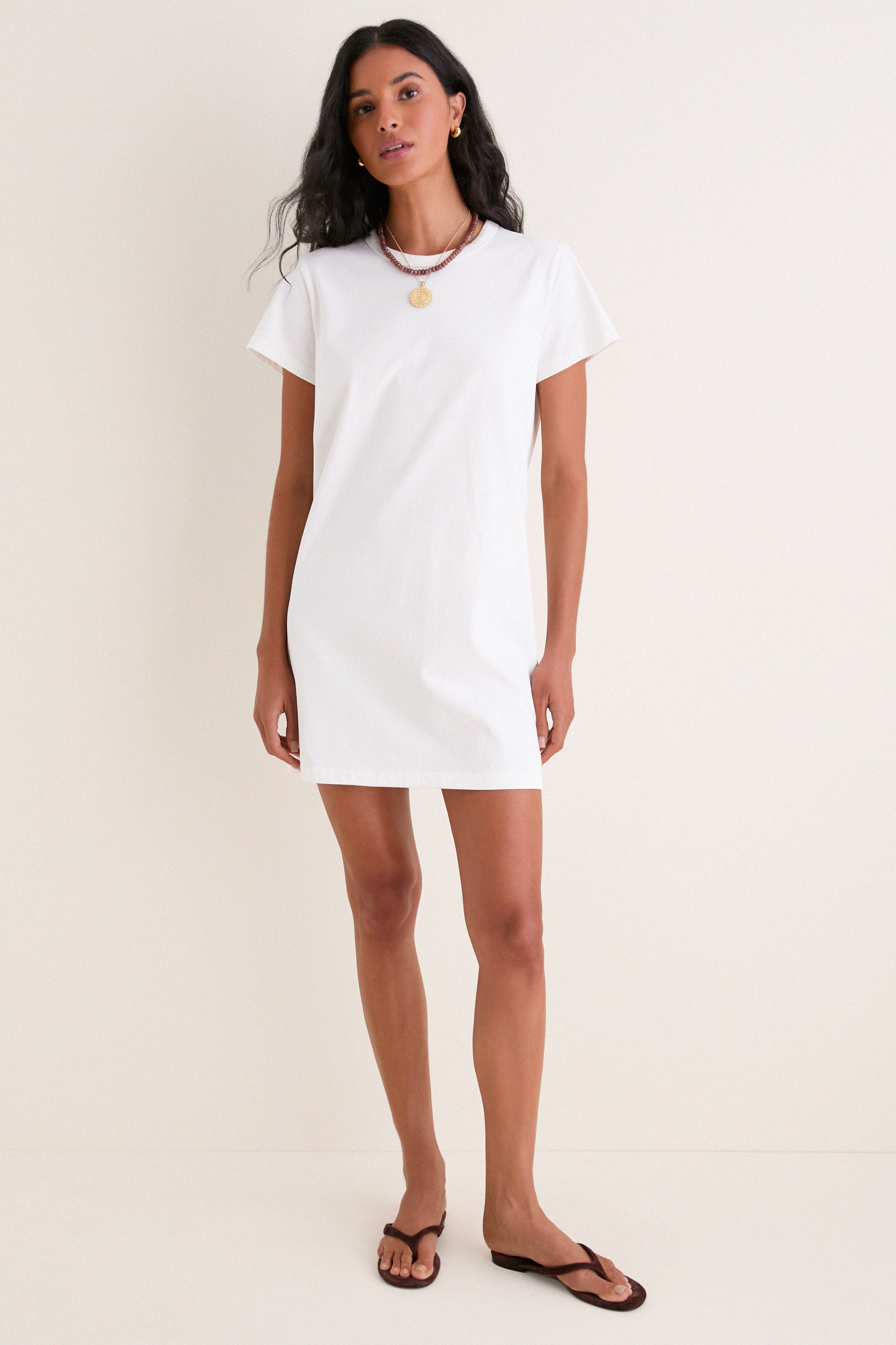 White Parker Mini Dress | Tuckernuck (US)