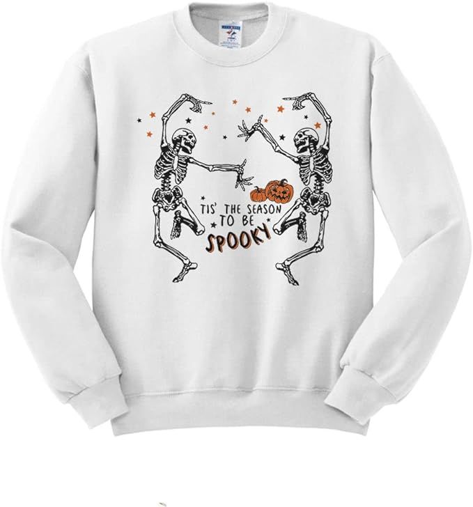 Amazon.com: Spooky Tis The Season Sweatshirt Unisex Large White : Clothing, Shoes & Jewelry | Amazon (US)