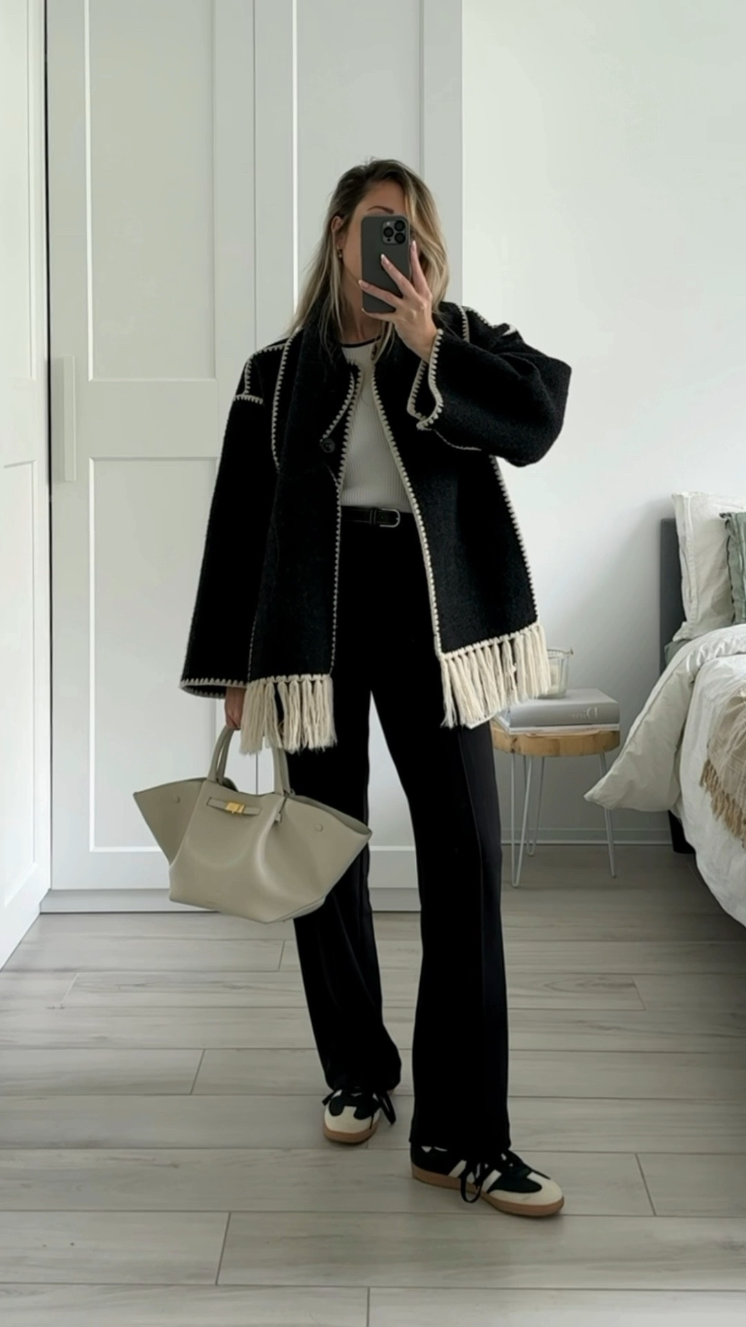 fall-proof outfits with layers 🍂 which one is your fav? I think mine is the last one 👀

1. @hellomoonshop jacket, @jilsander t-shirt, @toteme belt, @demellierlondon new york midi bag, @nakdfashion trousers, @adidas sambas 

2. @toteme jacket & belt, @massimodutti top, @nakdfashion trousers, @demellierlondon new york midi bag, @adidas sambas

3. @cosstores striped cardigan, @jilsander t-shirt, @sandroparis bag (old), @adidas sambas

#LTKeurope #LTKstyletip #LTKautumn