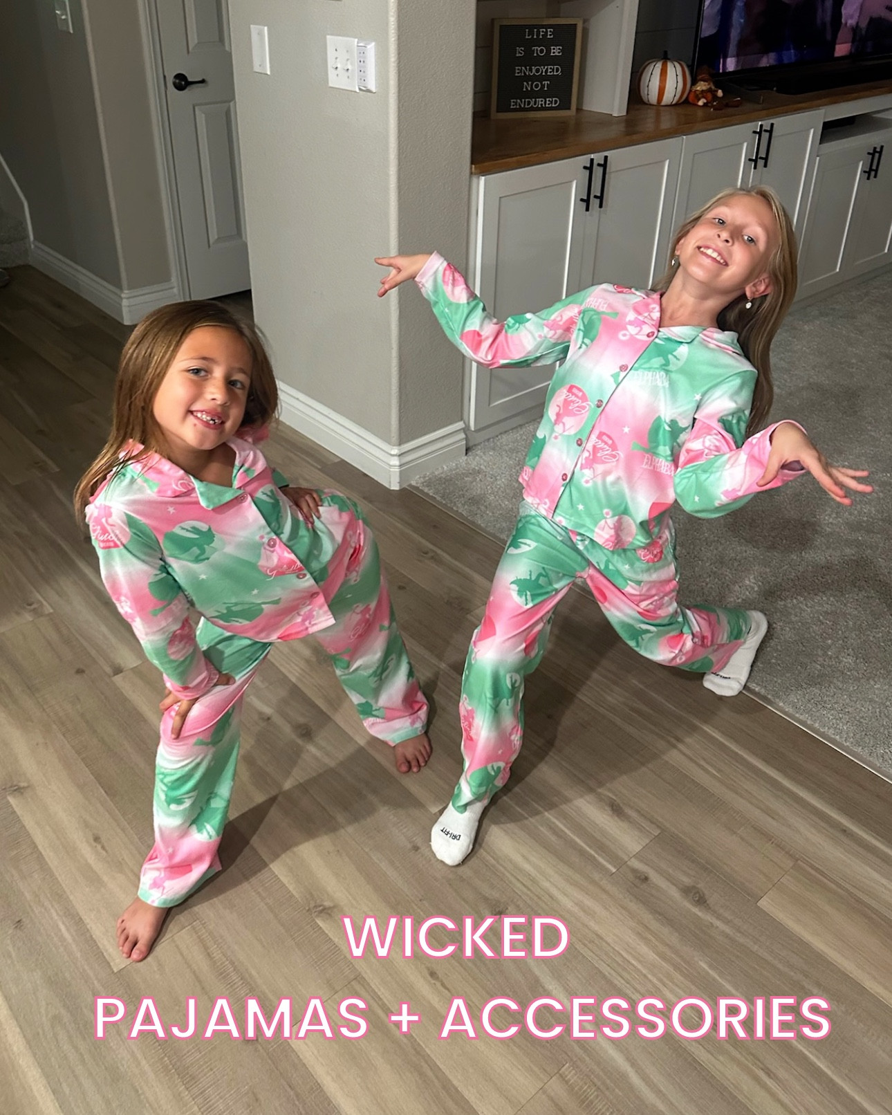 Wicked Girls’ Pajama Set & Accessories. Pink and green 💚🩷 Kohl’s, Amazon, Target, Walmart 

#LTKSaleAlert #LTKKids #LTKStyleTip