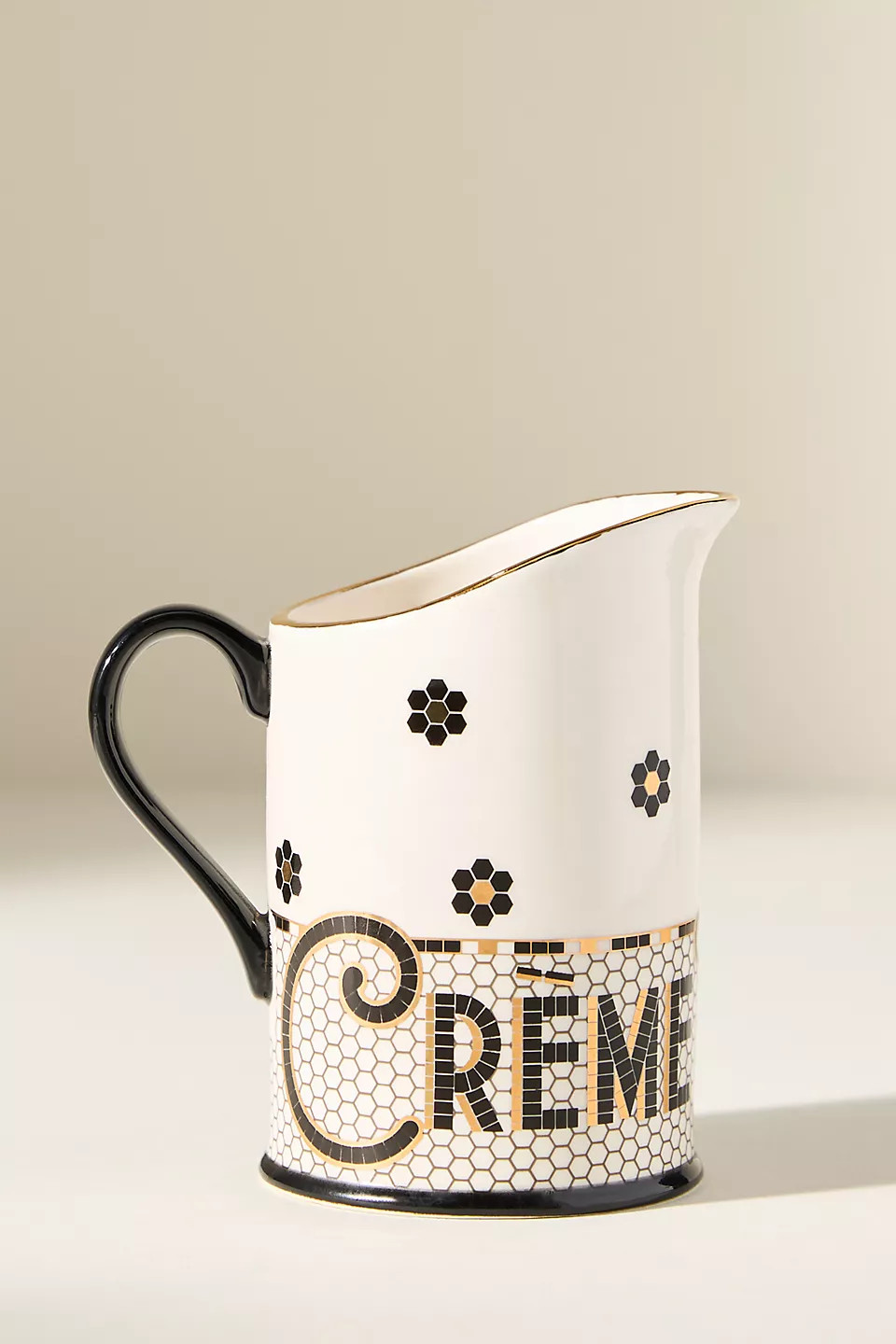 Bistro Tile De La Crème Creamer | Anthropologie (US)