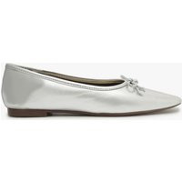 Arissa Silver Leather Ballet Flat | Schutz (US)