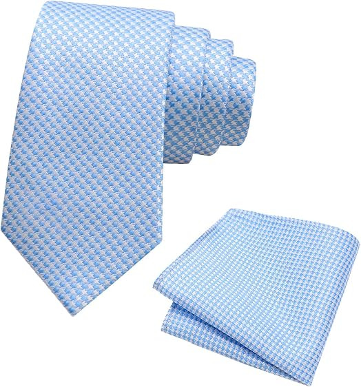 Boys Tie Sets Solid Color Neckties for Boy Kids Self Ties with Pocket Square Formal Wedding Churc... | Amazon (US)