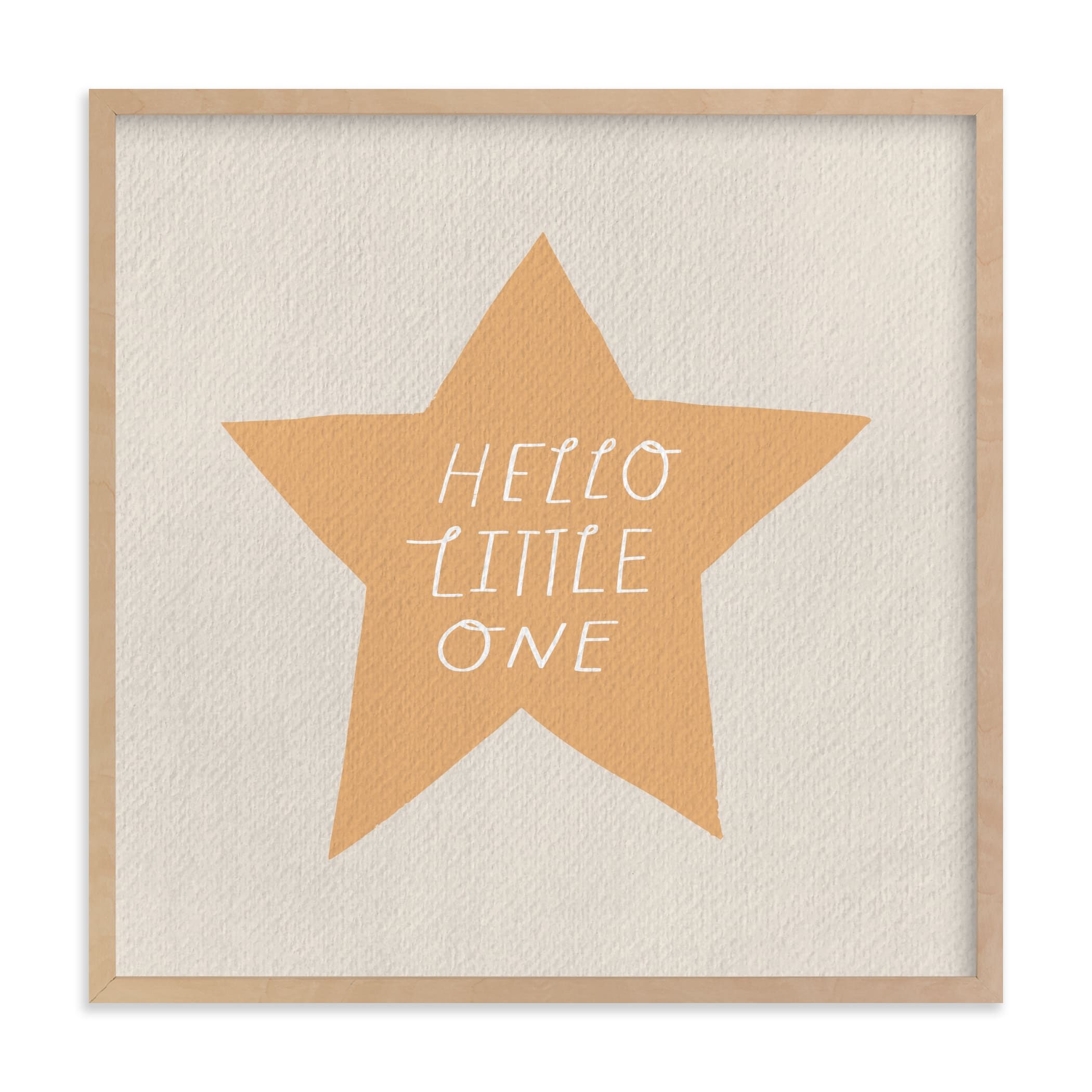 "Hello Little One" - Graphic Limited Edition Art Print by Little Miss Missy. | Minted