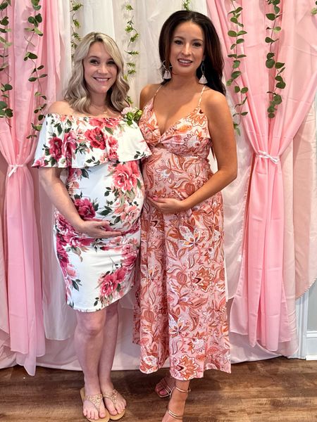 Two bump friendly amazon dresses for Shelley’s baby shower this past Sunday! ❤️ both under $50!

#pregnancy #babyshower #showerdress #baby #floraldress #bumpfriendly #preggo #paisley #pinkdress 

#LTKbump #LTKunder50 #LTKbaby