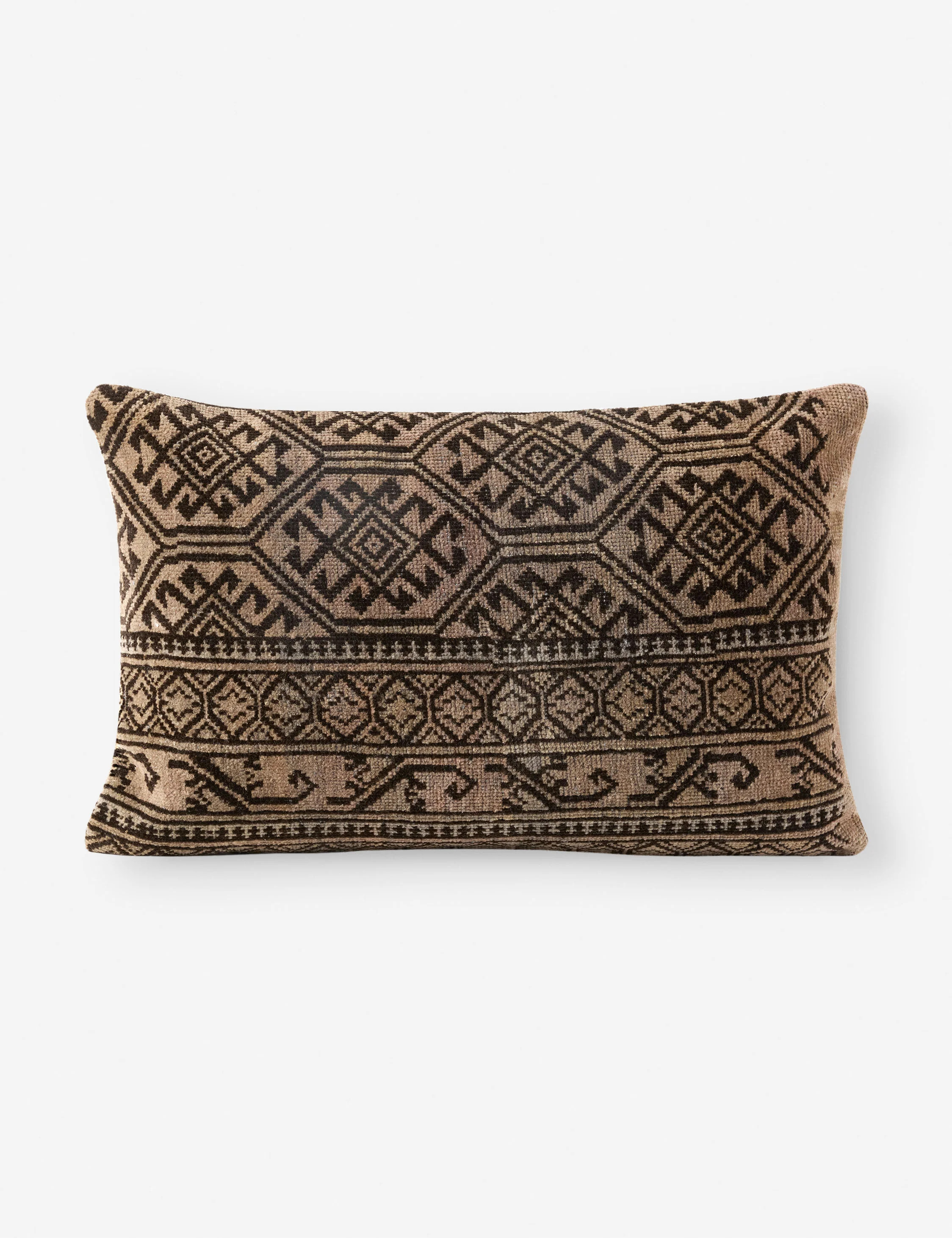 Vintage Lumbar Pillow No. 308, 16" x 24" | Lulu and Georgia 