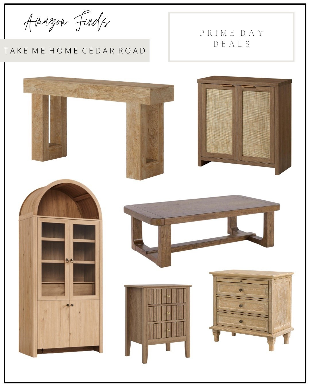 Amazon deals, these furniture finds are so good!!! 

Console table, entryway table, accent cabinet, arched cabinet, coffee table, nightstand 

#LTKSaleAlert #LTKHome #LTKFindsUnder100