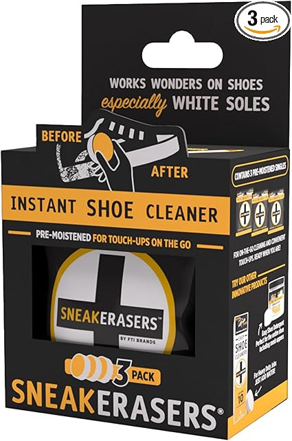 SneakERASERS Instant Sneaker Cleaner Sponge, Effective Shoe Cleaning Kit for White Sneakers, Tenn... | Amazon (US)