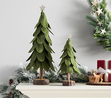 Green Felt Tree Decor | Pottery Barn Kids