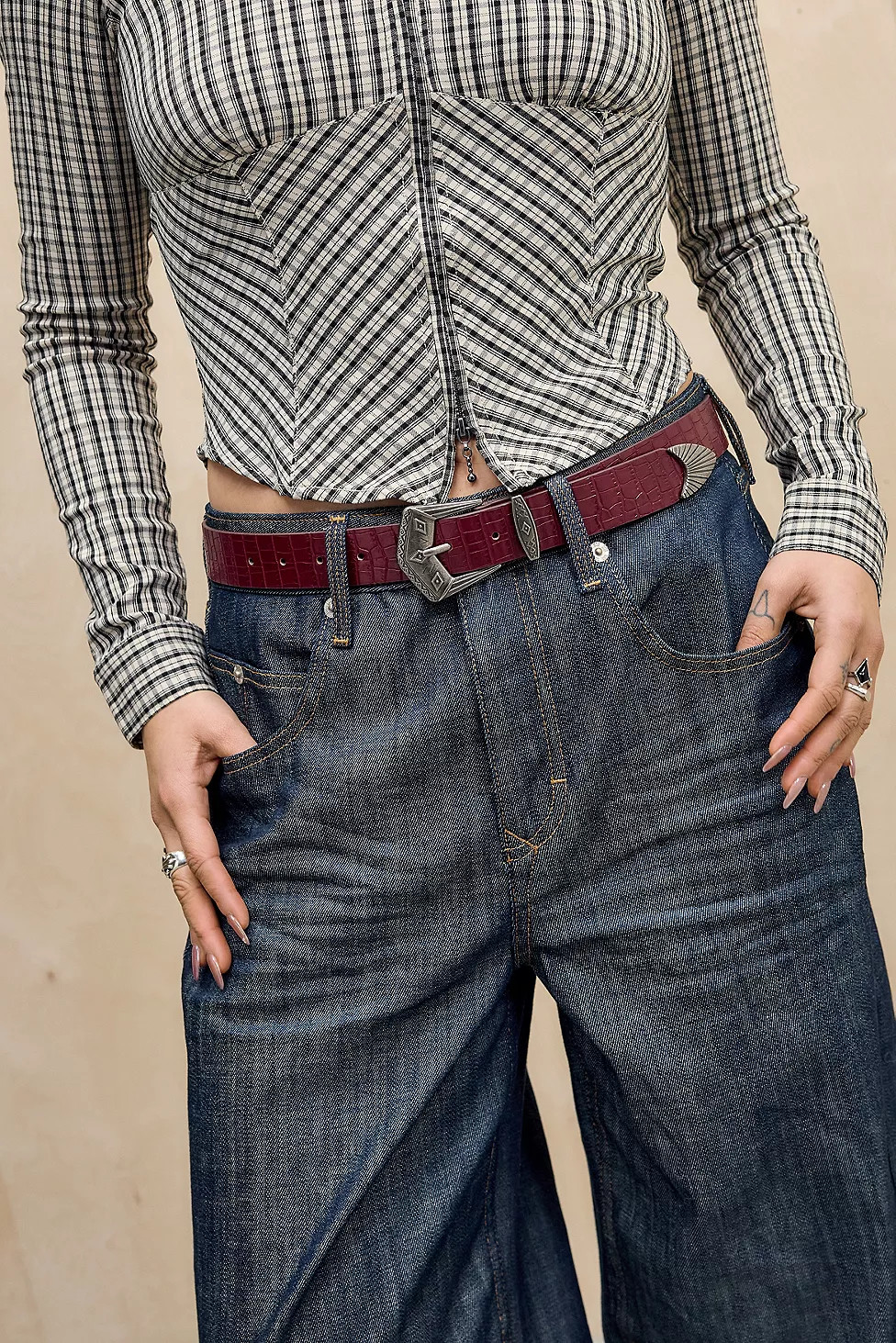 Cinturón de Serpiente Western de UO | Urban Outfitters (US and RoW)