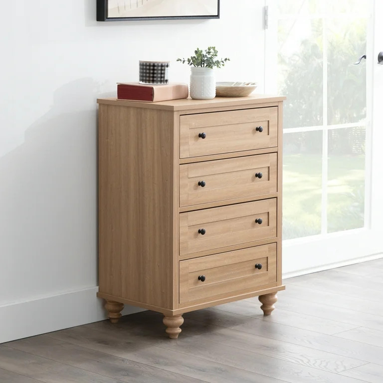 My Texas House Hillcrest Wood 4 Drawer Dresser, Light Oak | Walmart (US)