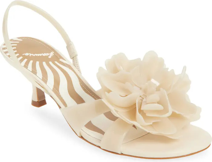 Flower Jelly Slingback Sandal (Women) | Nordstrom