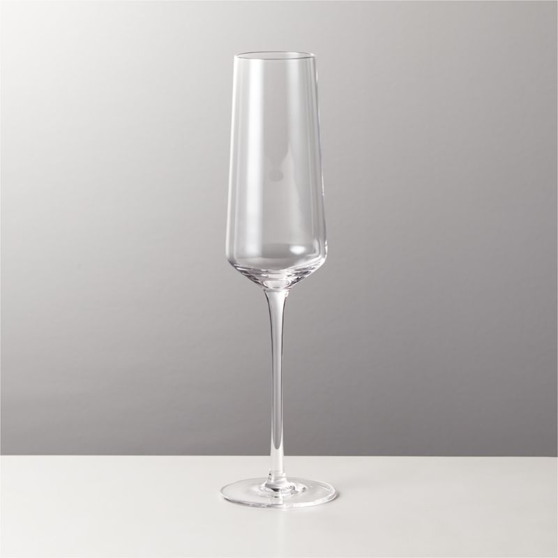 Muse Modern Champagne Flute + Reviews | CB2 | CB2
