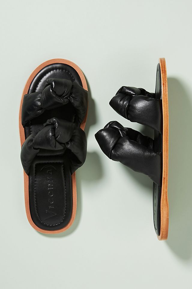 Puffy Double Knot Slide Sandals | Anthropologie (US)