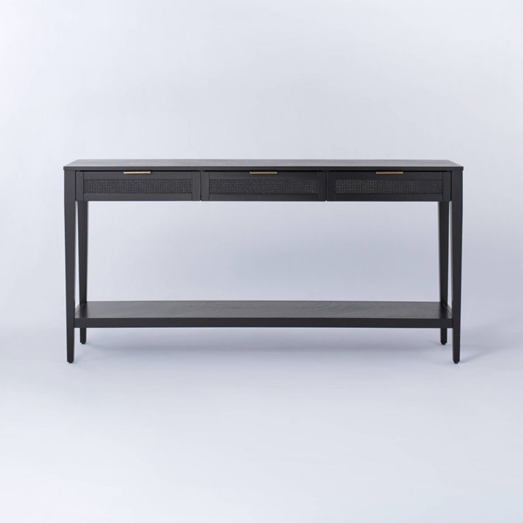 East Bluff Woven Drawer Console Table - Threshold™ designed with Studio McGee | Target