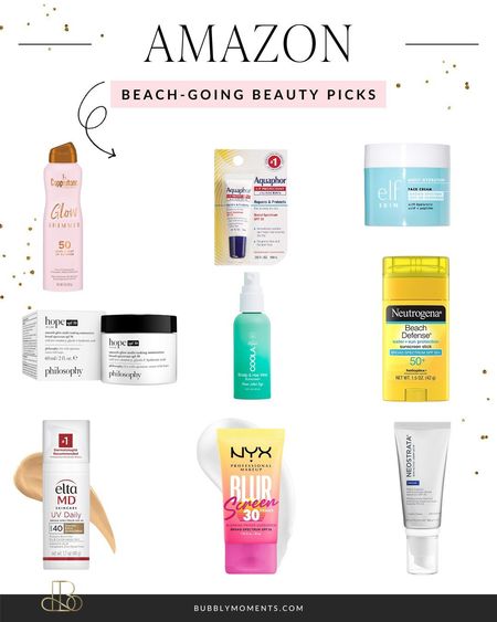 Dive into summer with these beach-going beauty essentials from Amazon! Whether you're catching waves or lounging on the sand, make waves with your beauty routine with these must-have products. From waterproof makeup to UV-protecting haircare, we've got everything you need to stay stunning under the sun!#LTK#BeachBeauty #AmazonFinds #SummerEssentials #BeachHair #MermaidVibes #SunProtection #WaterproofMakeup #BeachBabe #UVProtection #PoolsideGlam #BeachLife #LTKSummer #SunKissed #SaltyHair #OceanVibes #SummerGlow #BeautyOnTheGo #SummerMustHaves #TravelBeauty #BeachReady #HairCareRoutine #SkincareEssentials

