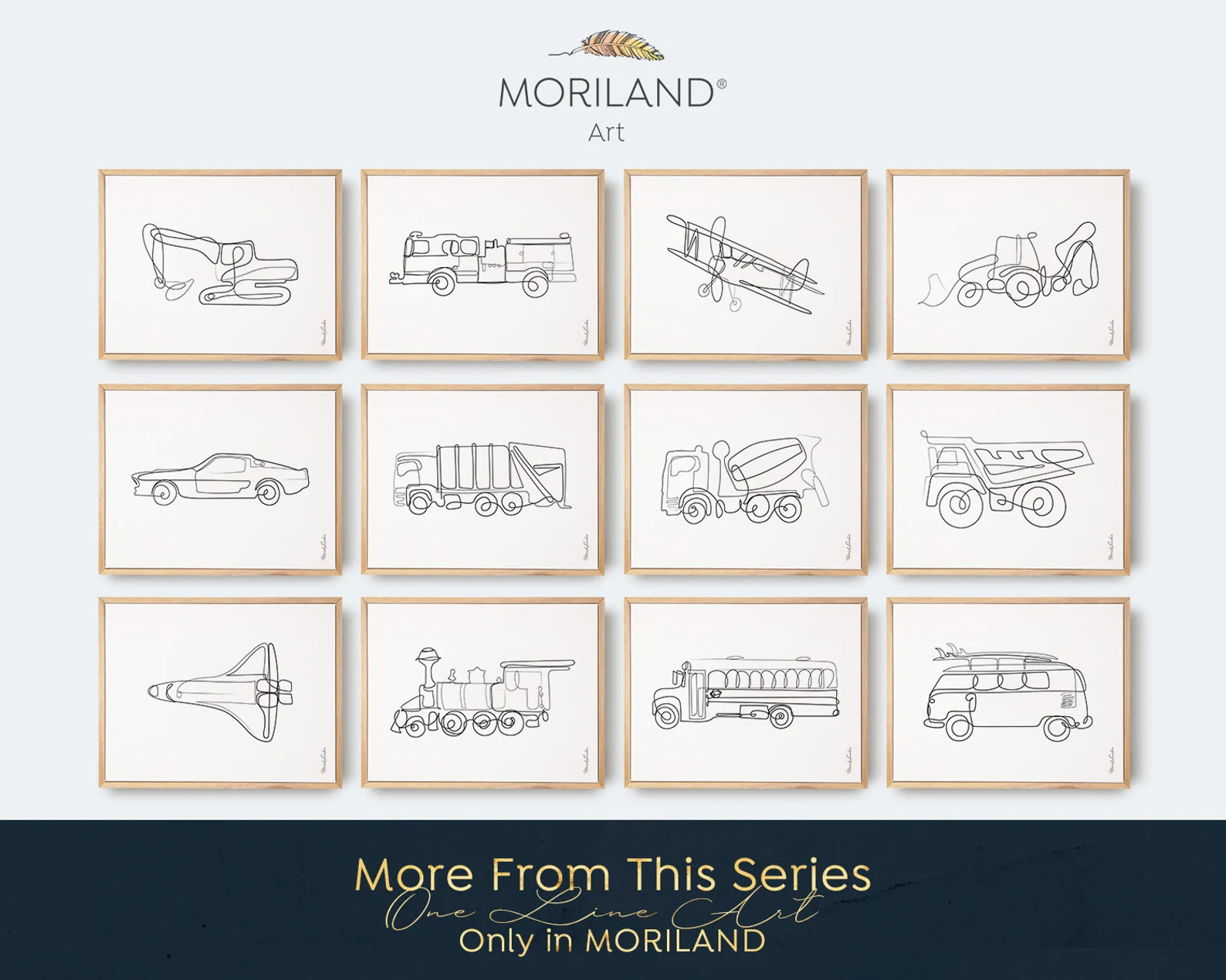 One Line Art Drawing Vehicles Print | Vertical, Black and White, Minimalist Line Art - Printable ... | Etsy (US)