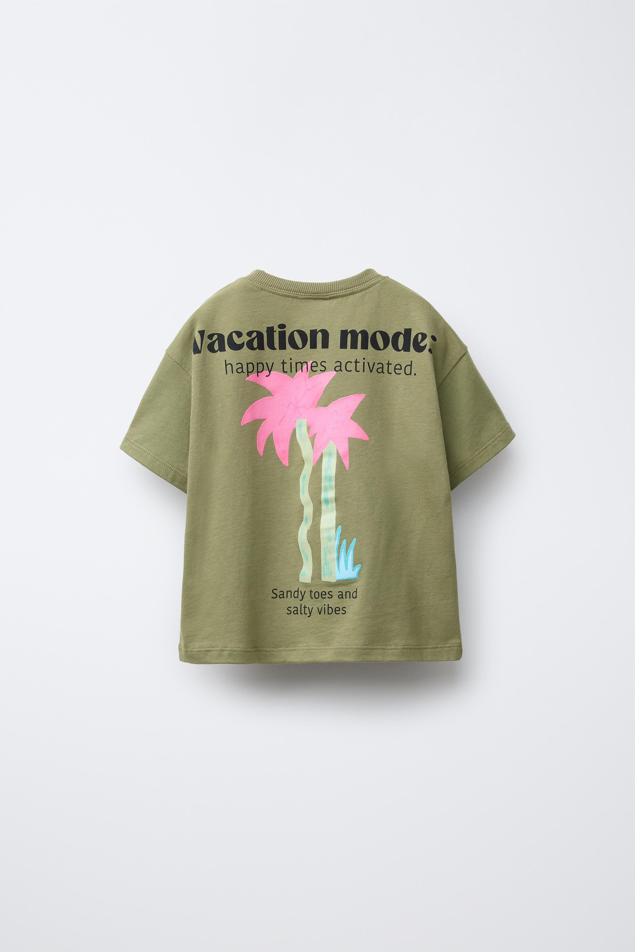 PALM TREE PRINT T-SHIRT | Zara US