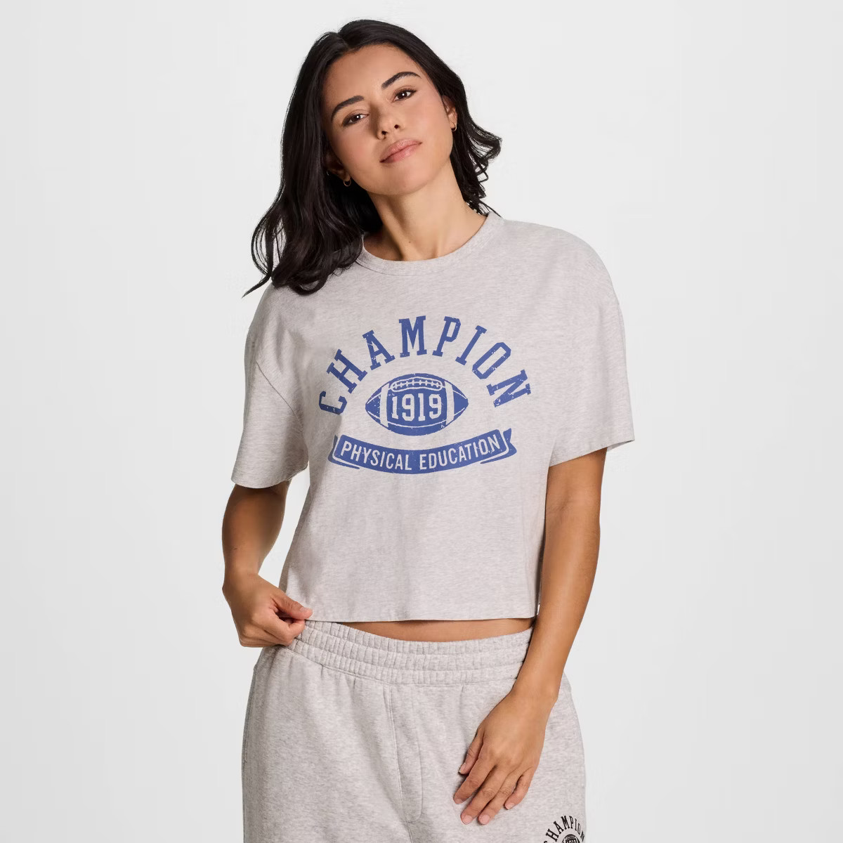 Champion Women's Short Sleeve Cropped T-Shirt | Target