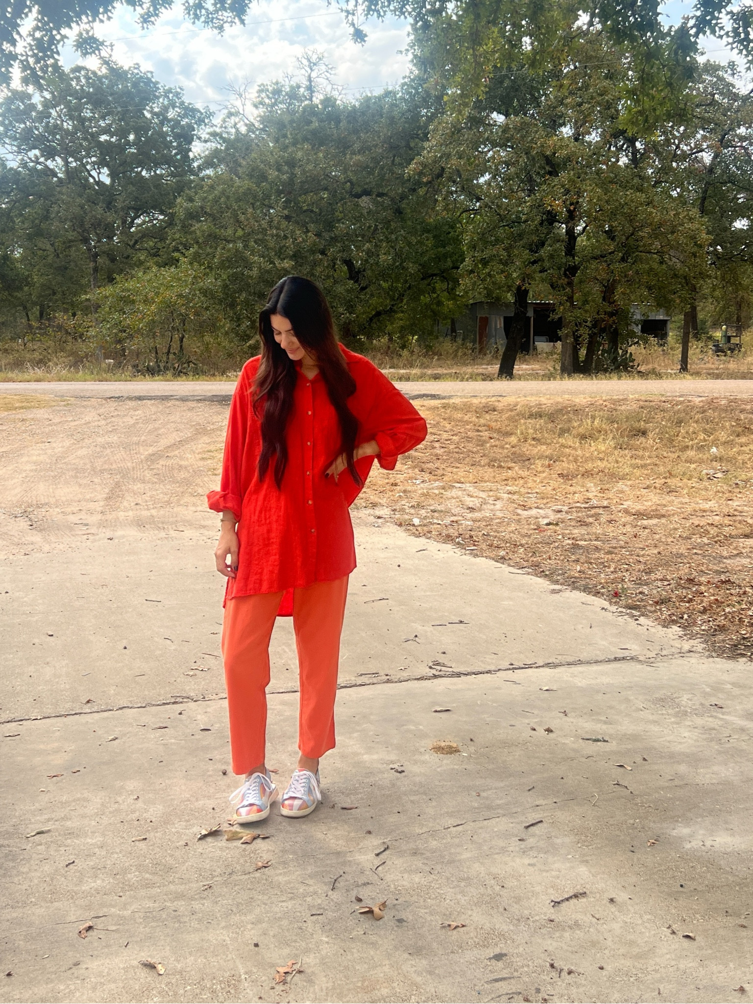 fall outfit - day 17
thrifted urban outfitters button up
paper bag pants - old boutique
sam edelman sneakers

#LTKStyleTip