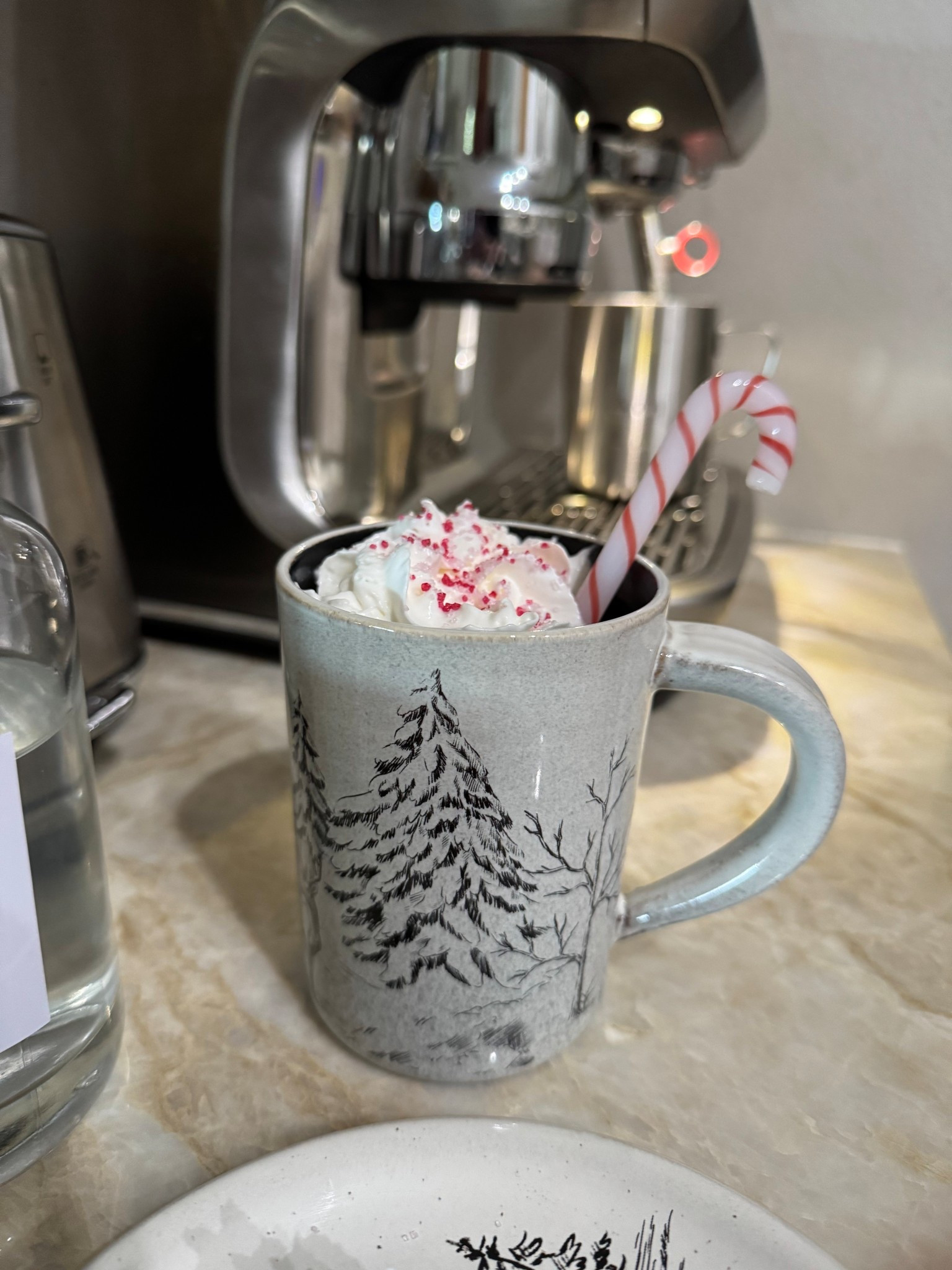 Winter morning cup of coffee, espresso machine, winter wonderland coffee mug 

#LTKdayinmylife #LTKmorningroutine #LTKHoliday
