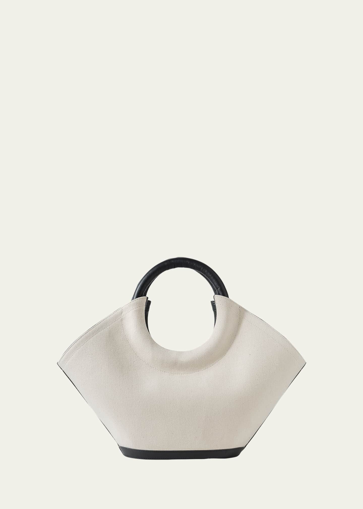 HEREU Cabassa Bicolor Ring-Handle Tote Bag | Bergdorf Goodman