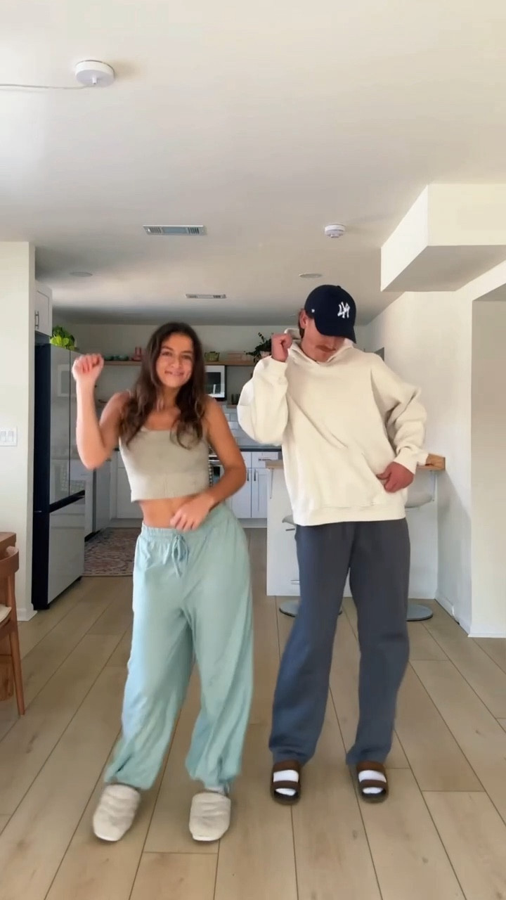 this loungewear is SO comfy! I’m top and bottoms are both small, Josh is wearing medium sweats and an XL sweatshirt 

lounge set, sweatpants, hoodie, Abercrombie, pajamas 

#LTKSeasonal #LTKfindsunder100 #LTKVideo