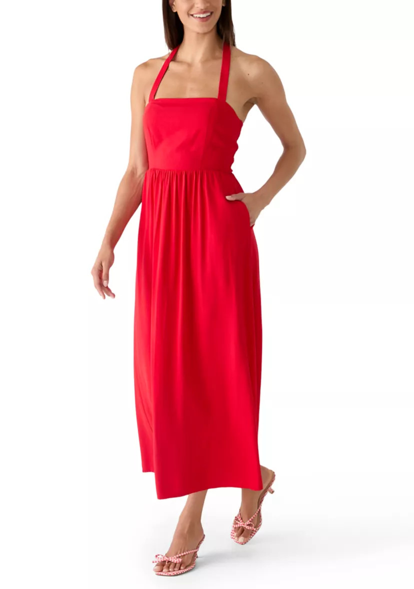 Women's Halter Neck Midi Dress | Belk