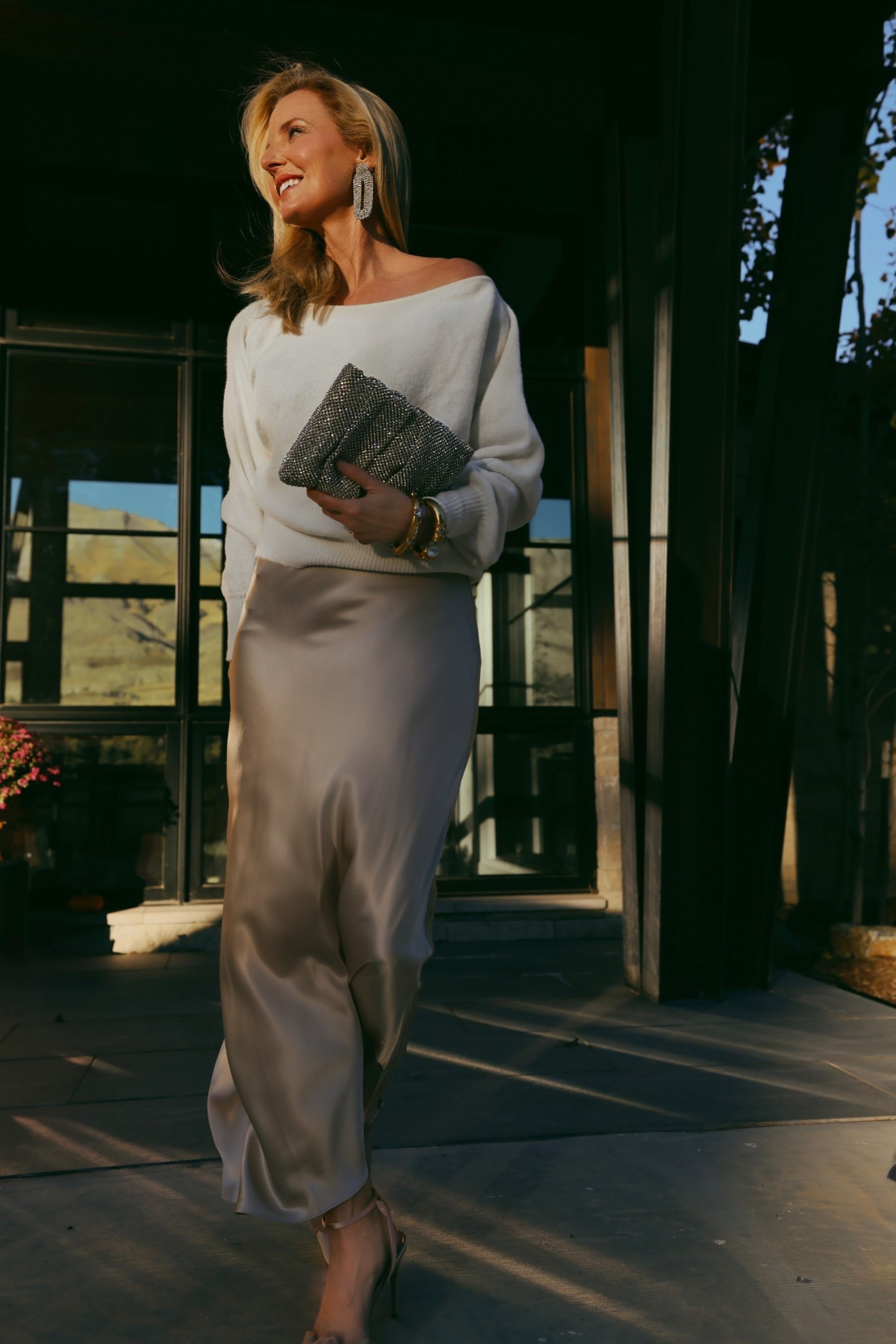 Holiday outfit idea ✨🎄 This affordable silk skirt is one of those timeless pieces you’ll wear again and again- during the holidays and long after. The silk fabric catches the light beautifully, and it looks amazing with a sequin top, sweater, or structured blazer. Dress it up or down…. The versatility of this skirt may surprise you. Oh and did I mention, this is washable? (Wear a skirt slip underneath to smooth everything out.)

#LTKSeasonal #LTKHoliday