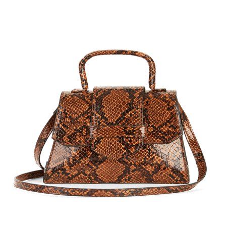 Scoop Faux Snake Mini Crossbody Envelope Bag | Walmart (US)