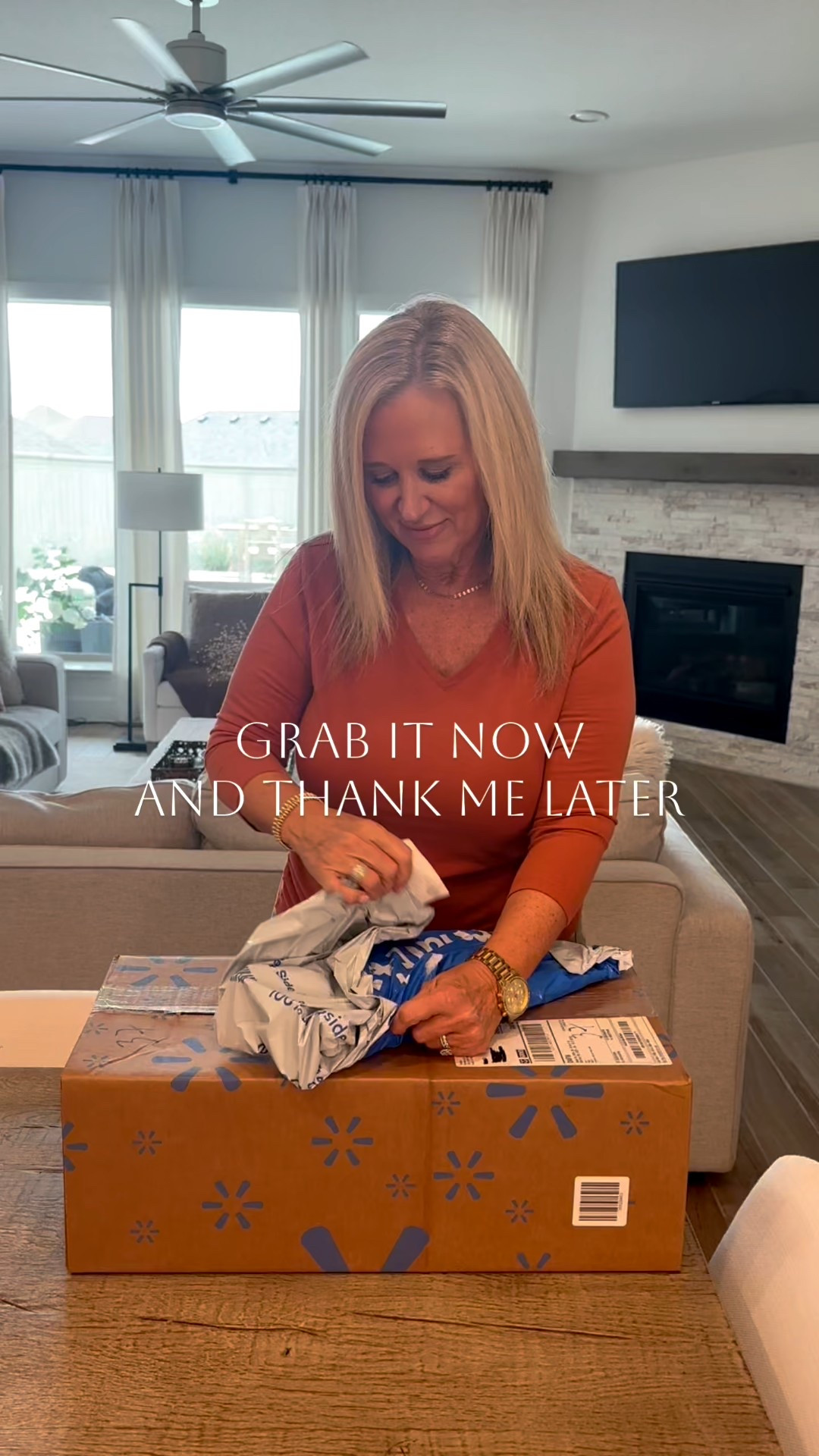 Un boxing of My Texas House 2 ft pre lit cypress tree and black metal raindeer! 

#LTKStyleTip #LTKHome #LTKSeasonal