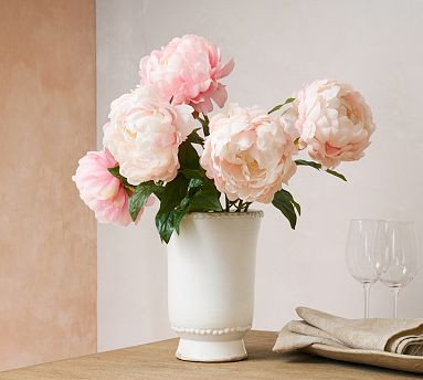 Faux Long Stem Peony Bundle | Pottery Barn (US)