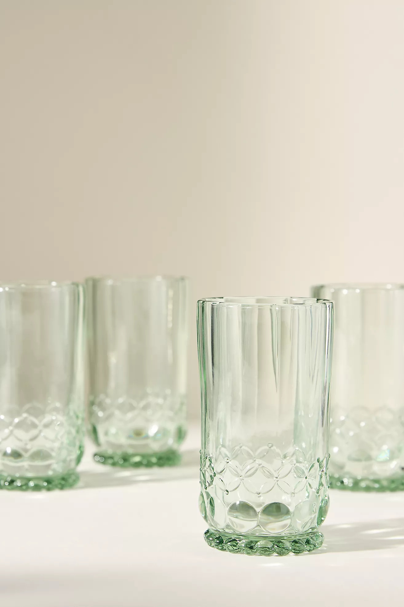 Savannah Glass Tumblers, Set of 4 | Anthropologie (US)