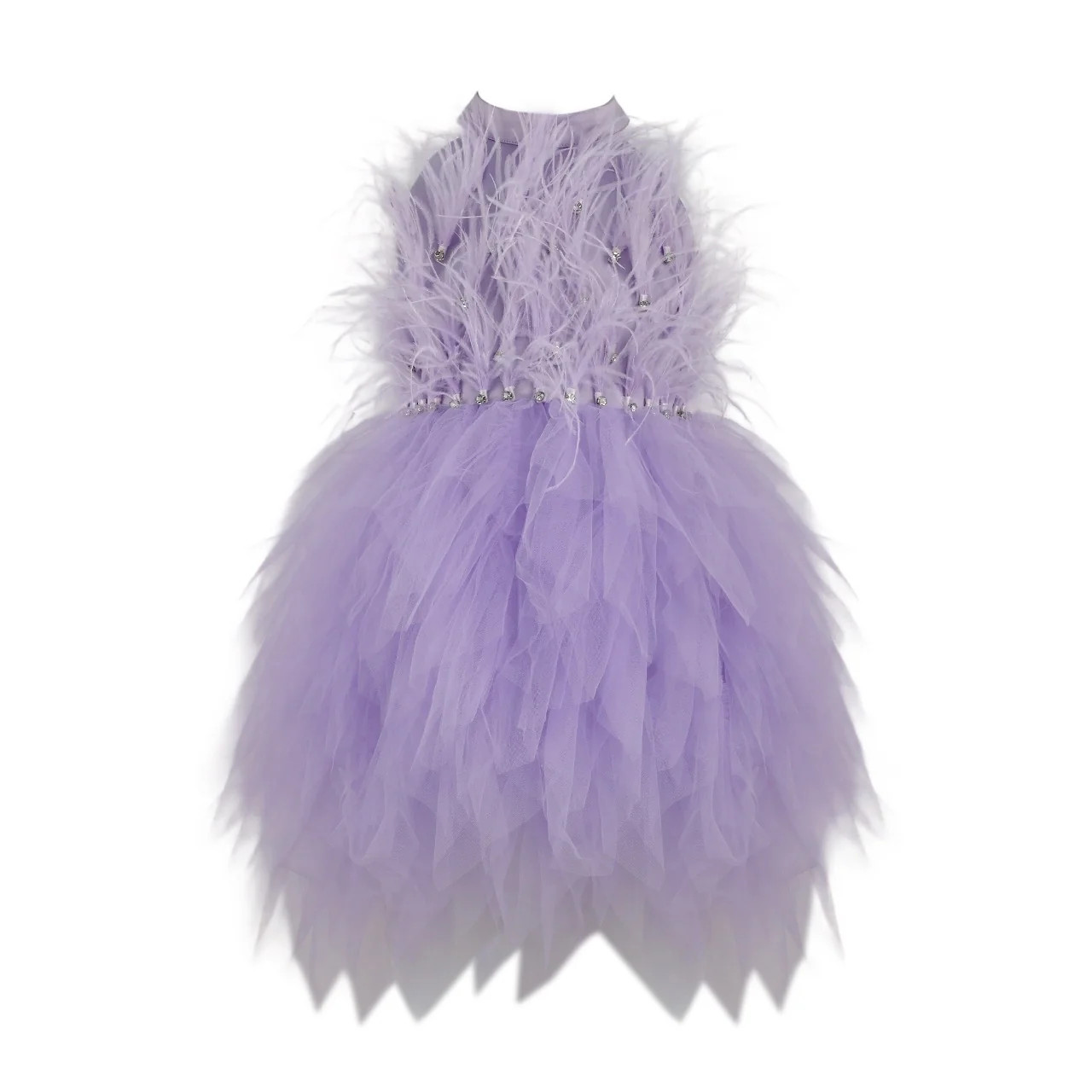 Lavender Haze Feather Dress | Lola + The Boys