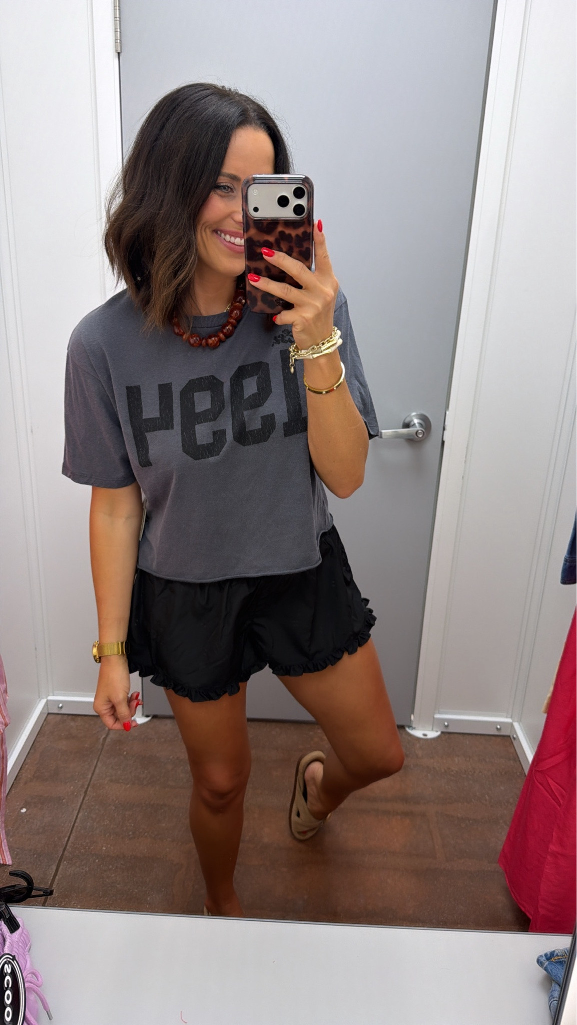 The graphic tee + ruffle shorts make it look so much more put together than your average comfy outfit. Such a good Walmart find!

#WalmartFashion #WalmartFinds #WalmartStyle #LoungeSet #ComfyStyle #AffordableFashion #EverydayStyle #OOTD #LTKStyle #LTKCreator