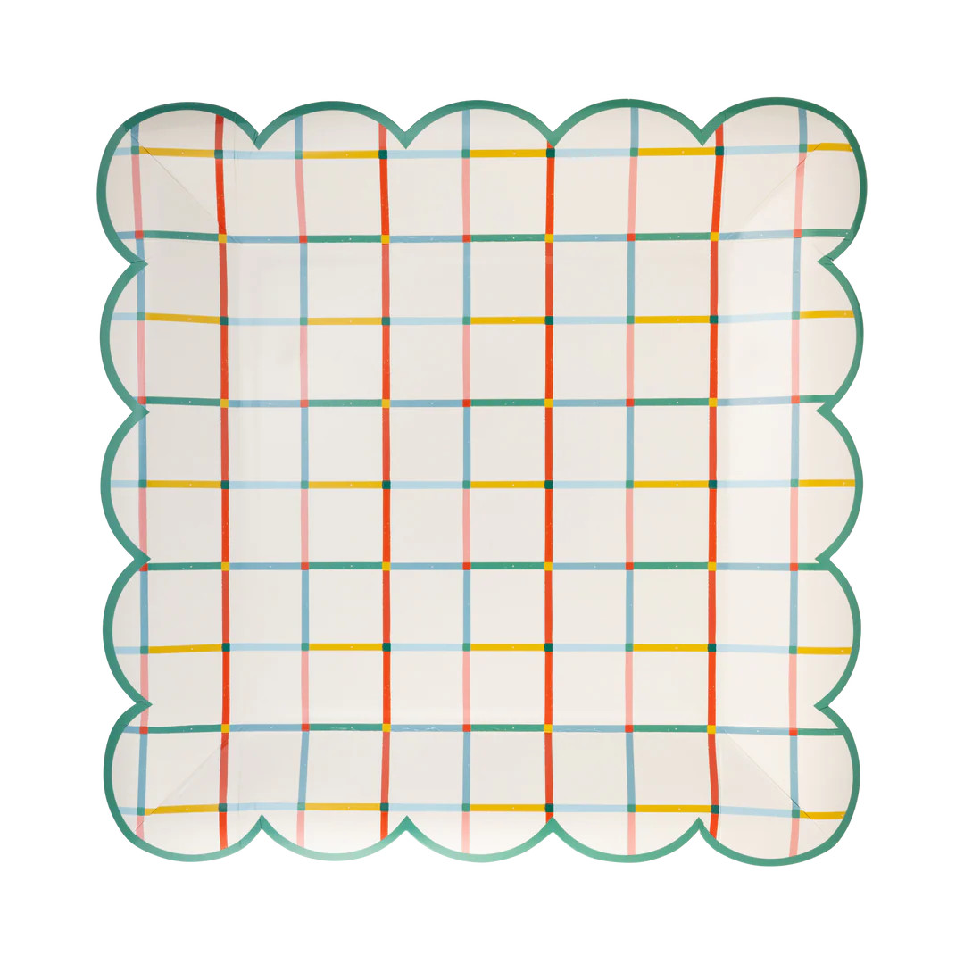 Colorful Gird Plate | My Mind's Eye