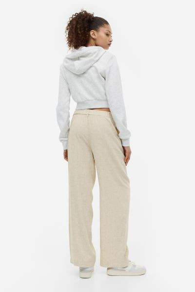 Linen-blend Dress Pants | H&M (US + CA)
