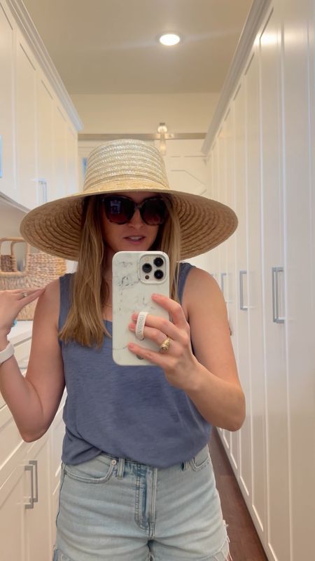 Check out my ginormous hat! Only $20 and will be amazing for keeping the sun off my face at the beach! From Target. 

#LTKSeasonal #LTKtravel #LTKstyletip