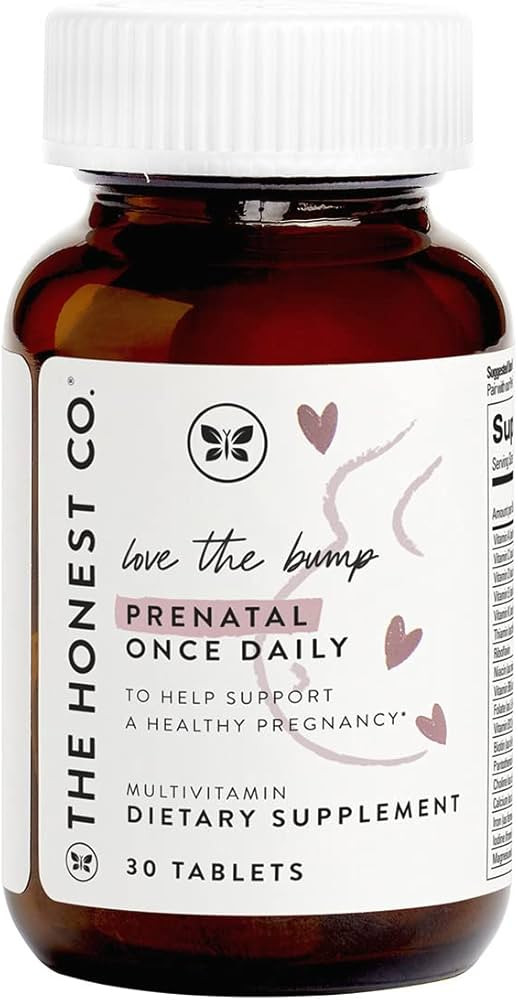 The Honest Company Love the Bump Prenatal Once Daily Supplement | NSF-Certified, Non-GMO | 30 Cou... | Amazon (US)