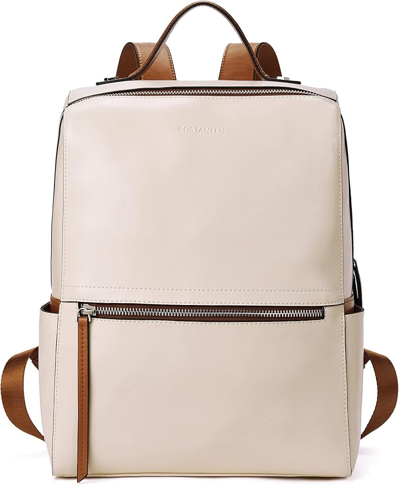BOSTANTEN Genuine Leather Backpack Purse Fashion Casual College Travel Handbag for Women | Amazon (US)