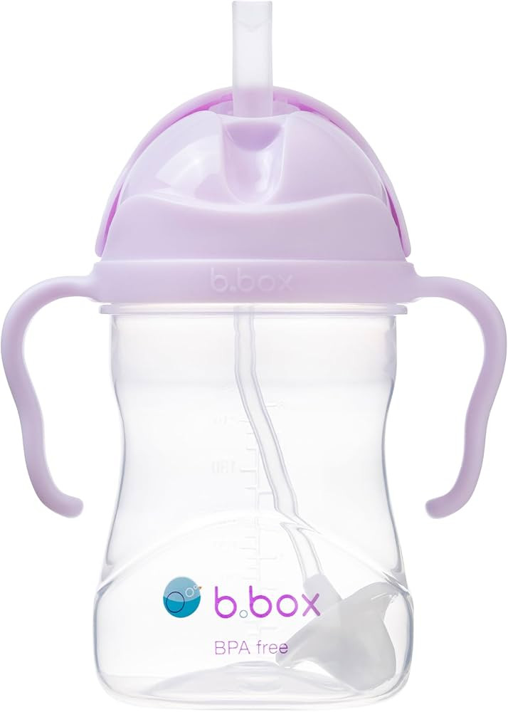 b.box Sippy Cup with Weighted Straw. Drink from any Angle, Leak Proof, Spill Proof, Easy Grip. BP... | Amazon (US)