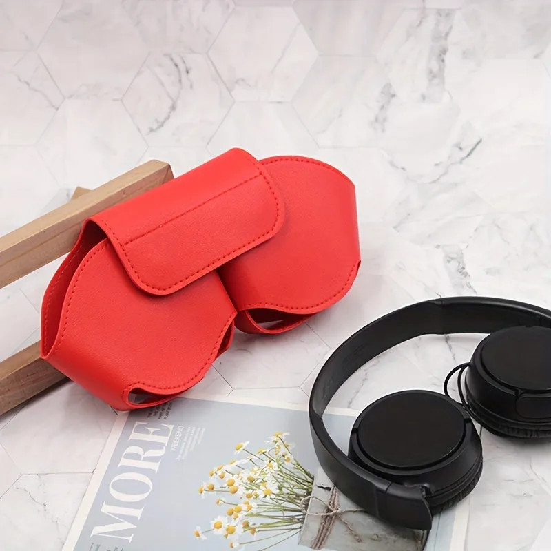 Leather Headphone Storage Bag Case For Wireless Headset | Temu Affiliate Program