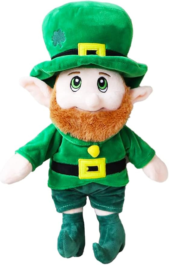 illuOKey Leprechaun Plush Doll Toy for Kids, St Patricks Day Decorations, 16 Inches | Amazon (US)